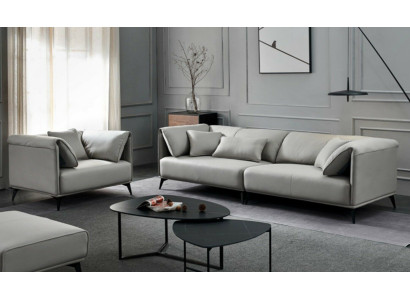 Wohnzimmer Sofas Couches Polsterung 4 Sitzer Grau Design Xxl Big Sofa