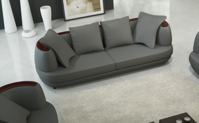 Designer Möbel Sofa Coch 3 Sitzer Polster Sofas Wohnzimmer Dekor Couchen