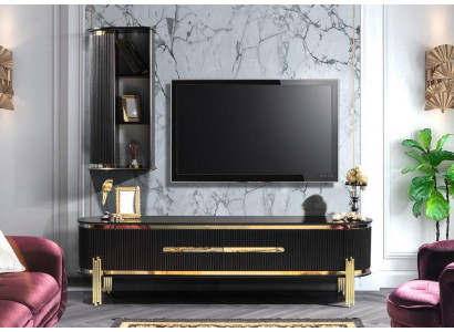 tv Schrank Luxus Sideboard Möbel Kommode Wohnzimmerschrank Schränke Regal Holz