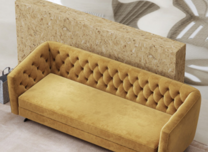 Italienische Stil Möbel 3 Dreisitzer Couch Sofa Polster Stoff Stoffsofa Couchen