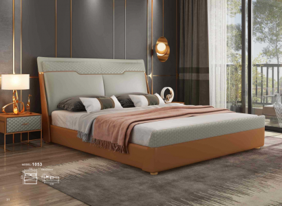 Luxus Schlafzimmer Bett Polster Design Luxus Doppel Betten Leder Hotel