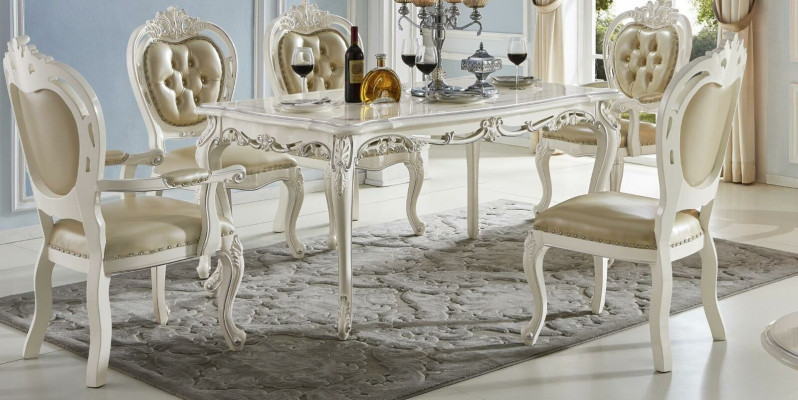 Esstisch Massivholz Komplett Set 6x Stühle Set Ess Esszimmer Tisch Tische 7tlg