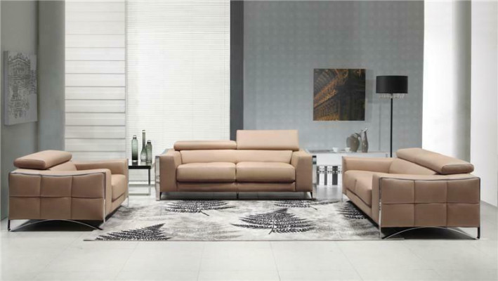 Multifunktions Ledercouch Sitz Polster Wohnzimmer Leder Garnitur Sofa