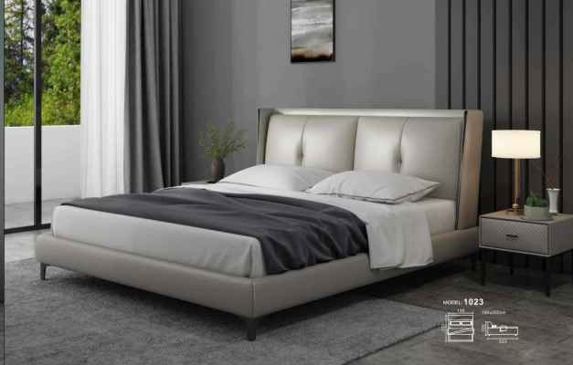 Bett Klassisch Polsterbett Luxus Doppel Schlafzimmer Holz 180x200