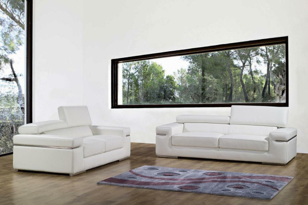 Sofagarnitur Couch 80 20 Polster Leder Sofa Wohnzimmer Sitz 3+2+1 Set