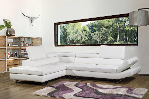 Multifunktions Ecksofa Couch Polster Eckgarnitur Leder Sofa Sofas Couchen