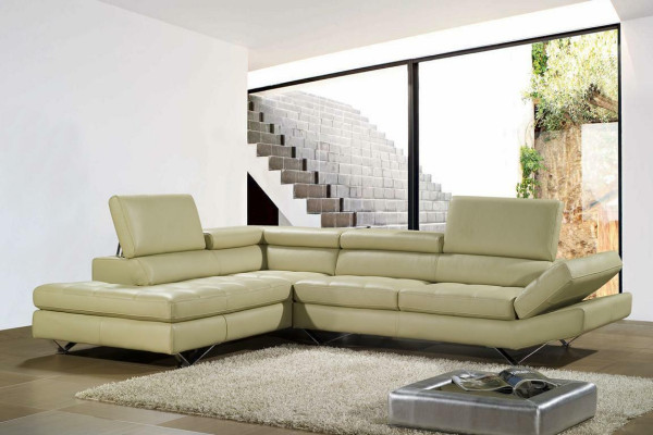 Multifunktions Ecksofa Couch Polster Eckgarnitur Leder Sofa Sofas Couchen