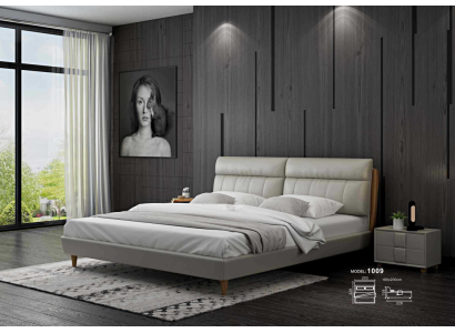 Bett Polster Design Luxus Doppel Betten Beige 180x200 Schlaf Zimmer