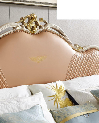 Design Nachttisch Bett 5 tlg.Schlafzimmer Set Schminktisch Massivholz