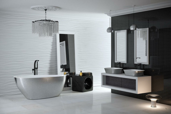 Badewannen LUXUS Design Freistehende Badewanne Wanne BadModern