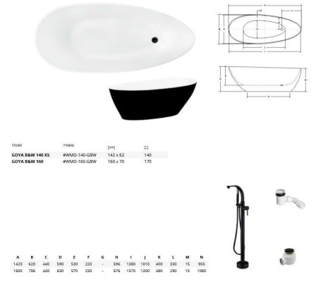 Badewannen LUXUS Design Freistehende Badewanne Wanne BadModern