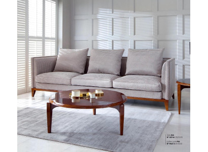 Garnitur Sofa 3 Sitzer Couchtisch Sofas Dreisitzer Stoff Tisch Luxus Modern 2tlg