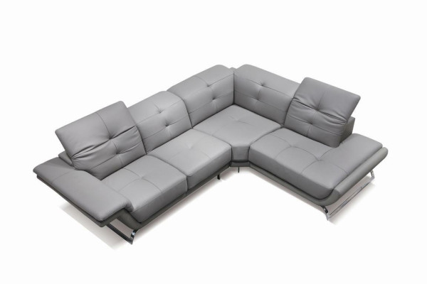 Multifunktion Couch Ecksofa Medien TV Sofa Couch Ledersofa Wohnlandschaft LForm