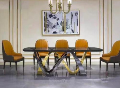 Esszimmer Säulen Tische Italienische Möbel Restaurant Esstisch Tisch Luxus Neu