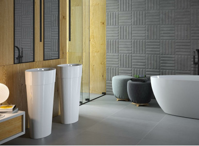 Modernes Design Waschbecken Acryl Bad Freistehender Waschtisch