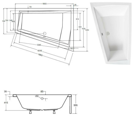 Design Badewanne Eck Neu Badewannen Wannen Moderne Eckbadewanne