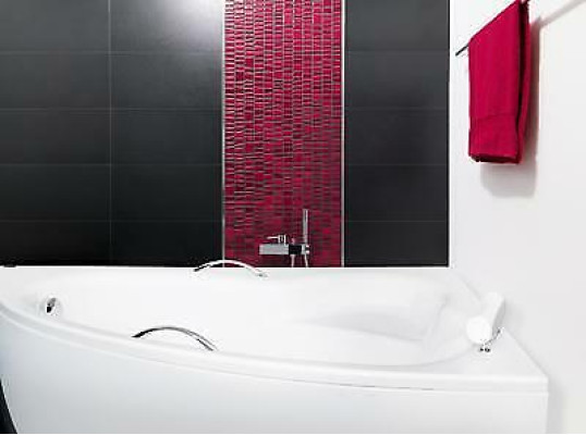 Badewanne XXL Eckwanne Eck 150*100 cm Acrylwanne Wanne Bad