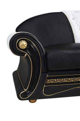 Klassische Designer 3 Sitzer Chesterfield Leder Couch Polster Sitz ohne 2+1 Neu