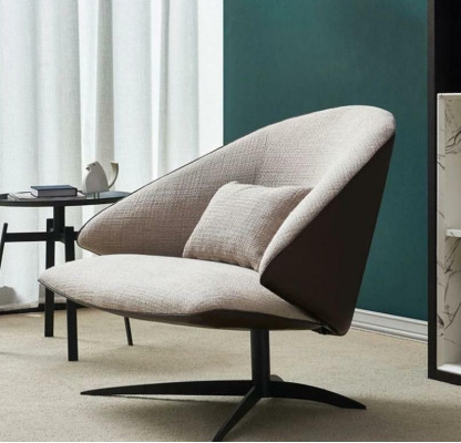 Modern 1 Sitzer Couch Polster Sitz Textil Leder Couchen Sofas Sofa