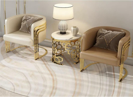 Sessel Club Lounge Design Lehn Stuhl Polster Sofa 1 Sitzer Büro Neu