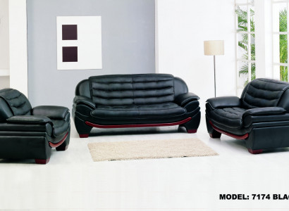 Klassische Designer 3 Sitzer Chesterfield Leder Sitz Couch Polster ohne 2+1