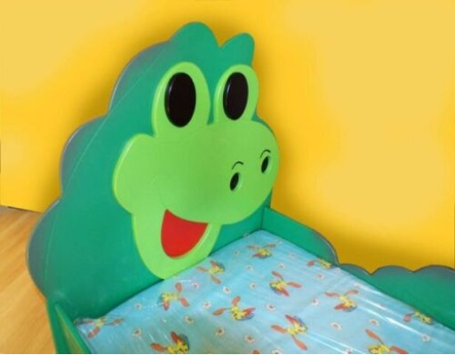 Kinderbett Jugendbett Bett Betten mit Matratze mit Tiermotiv Schlafbett Dino