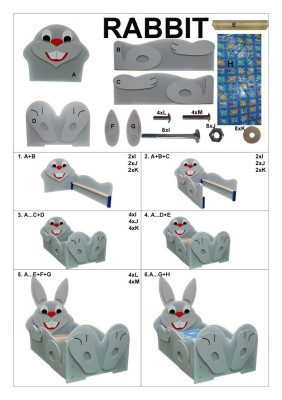 Kinderbett Jugendbett Bett Betten + Matratze Holzbett 90x200cm Tier Katze Neu