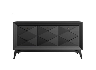 Luxus Kommode Schrank Sideboard Grau Klassische Kommoden Esszimmer Schranke Holz