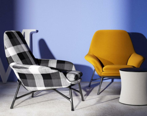 Design Sessel Couch Sofa Relax Stoff Lounge Luxus Fernseh Club Sitzer