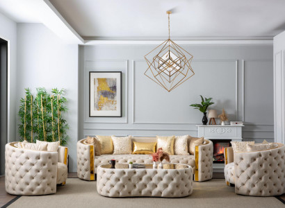 Luxus Sofagarnitur 331 Sitz Leder Chesterfield Sofa Sessel Braun Sofas Set 3tlg