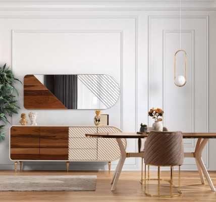 Esszimmer Esstisch Stuhl Set Gruppe Garnitur Tisch Luxus Tische Garnitur 5tlg.