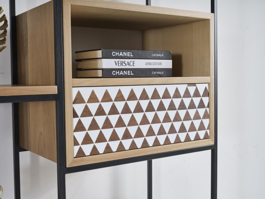 Bücherregal Design Regal Holzregal Standregal Aktenregal Büroregal Neu