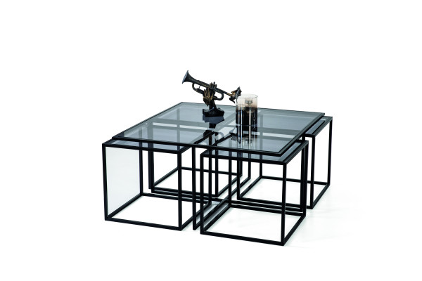 Kaffeetisch Couchtisch Designer Tisch Metall Wohnzimmertisch Tisch 