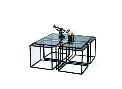 Kaffeetisch Couchtisch Designer Tisch Metall Wohnzimmertisch Tisch 