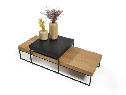 Loft Holz Couchtisch Tisch Beistelltisch Wohnzimmertisch Holz Tisch