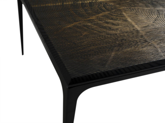 Luxus Couchtisch Quadratisch Tisch Möbel Einrichtung Wohnzimmer Schwarz