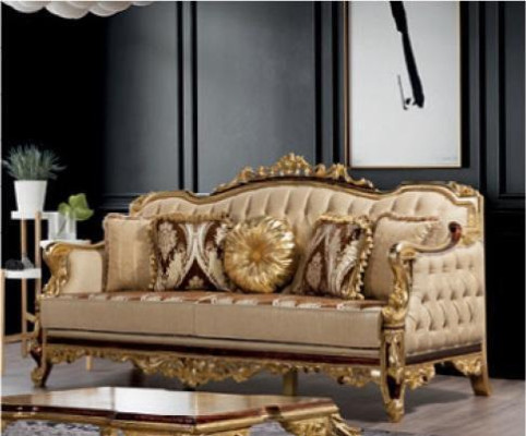 Classic Sofa Set Couchtisch Sessel Couch 5pc Chesterfield Möbel