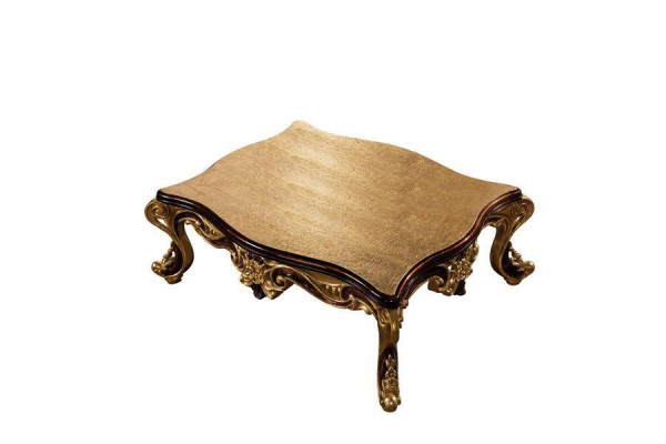 Couchtisch Holz Tisch Wohnzimmer Klassischer Design Luxus Holztisch 119x91cm