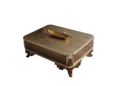 Königlicher Couchtisch Tisch Goldene Tische Barock Rokoko Couchtische