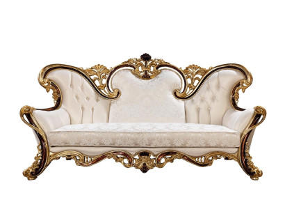 Königliches Sofa Dreisitzer Couch Polster Möbel Couchen Sofas Textil