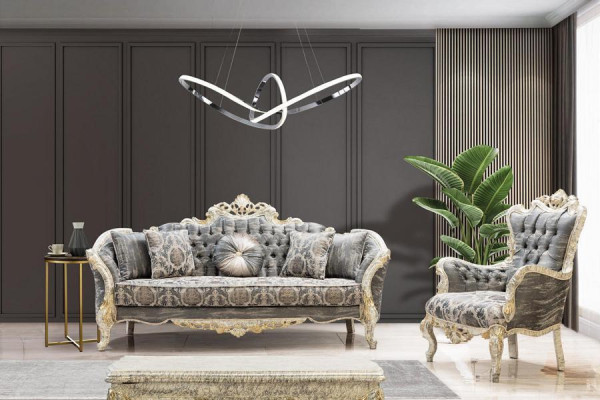 Sofagarnitur 3+1 Sitzer Wohnzimmer Sofa Couch Sessel Sofagarnitur Neu