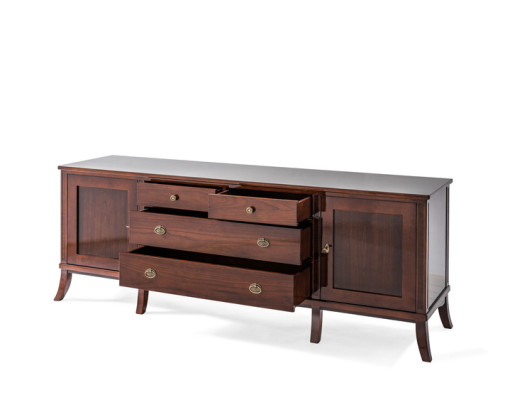 Anrichte schrank kommode schränke echte holz möbel kommoden vitrine sideboard