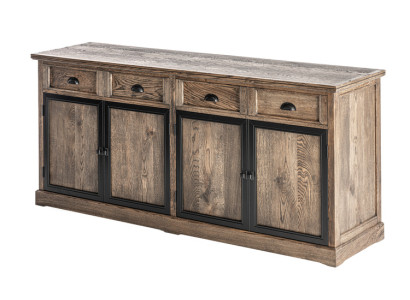 Designer Kommode Anrichte Side Low Board Schrank Wohn Zimmer Regal Holz Luxus