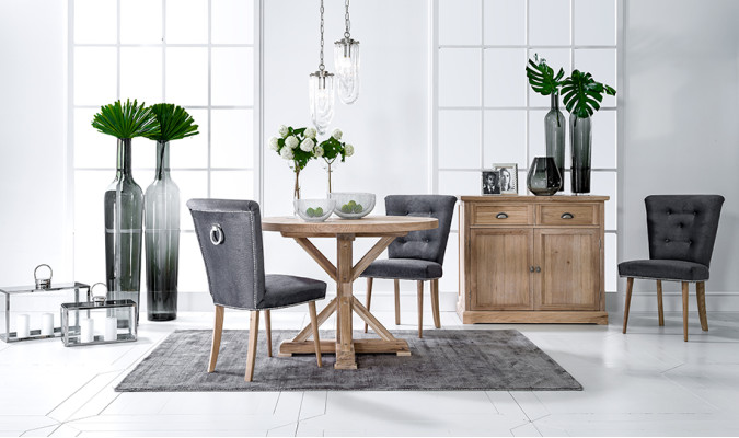 Klassischer Design Rundtisch Runder Tisch Holz Tische 110/140 cm Esszimmer Neu