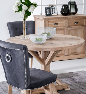 Klassischer Design Rundtisch Runder Tisch Holz Tische 110/140 cm Esszimmer Neu