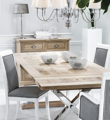 Design esstisch klassischer holz tische ausziehbarer wohnzimmer luxus