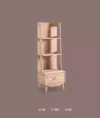 Regal Schrank Bücherregal Schränke Mehrzweck Möbel Braun 54x45x161