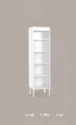 Regal Schrank Bücherregal Mehrzweck Regale Holz Schränke 184x48x42