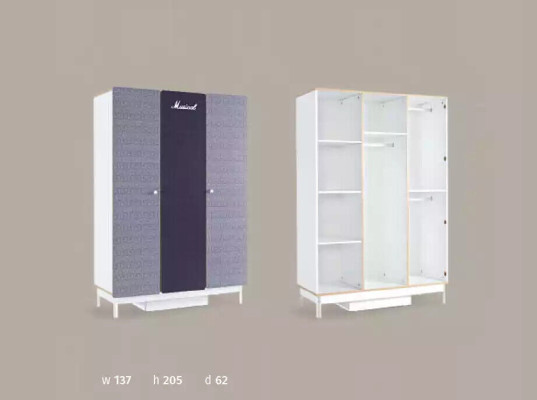 Kleiderschrank Design Schränke Möbel Kinderzimmer Schrank Holz Neu