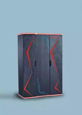 Schwarzer Kleiderschrank Schrank Möbel Schränke Kinderzimmer Holz 131x60x200